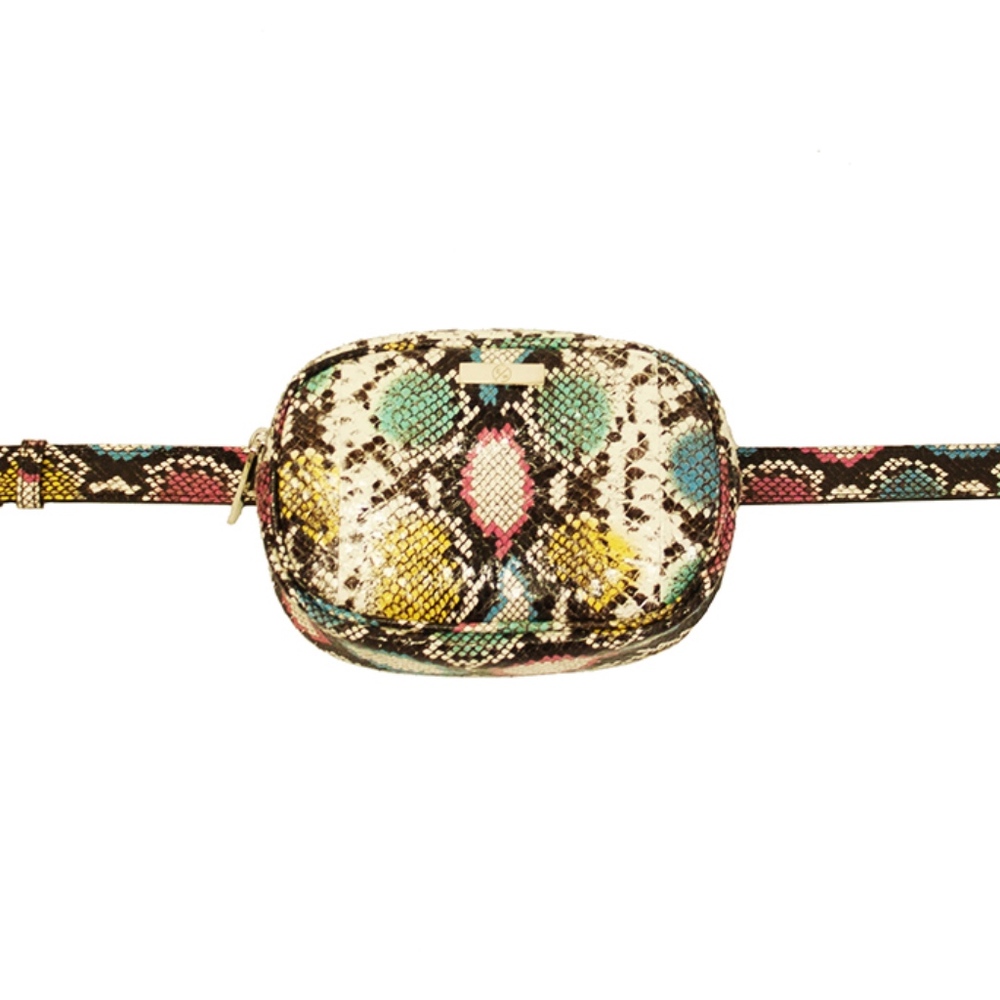 Avignon Fanny Pack, Python Print Elaphe